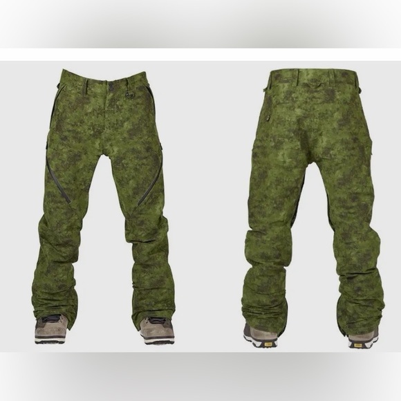 Bonfire Men’s cordura zone 2L stretch pant snowboarding pants SZ L without tags
